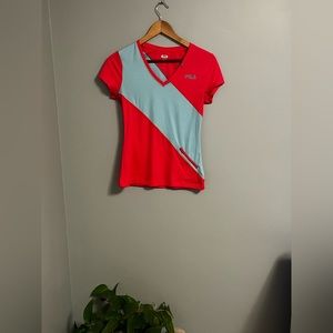 Colorful workout top